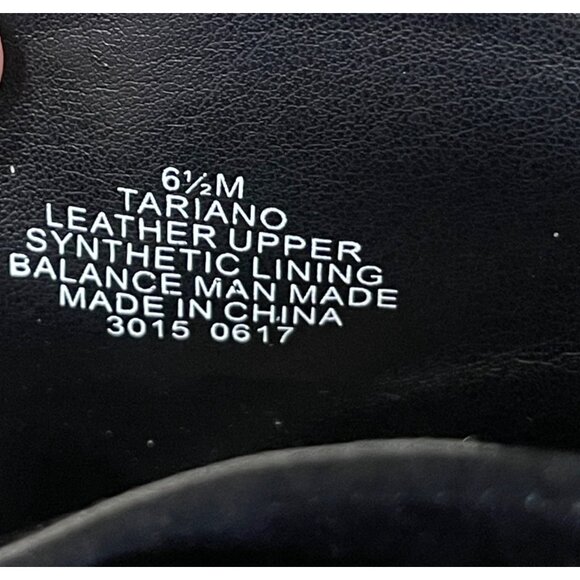 Nine West Tariano Peep Toe Shootie Bootie Black Suede 6.5M - Picture 10 of 11